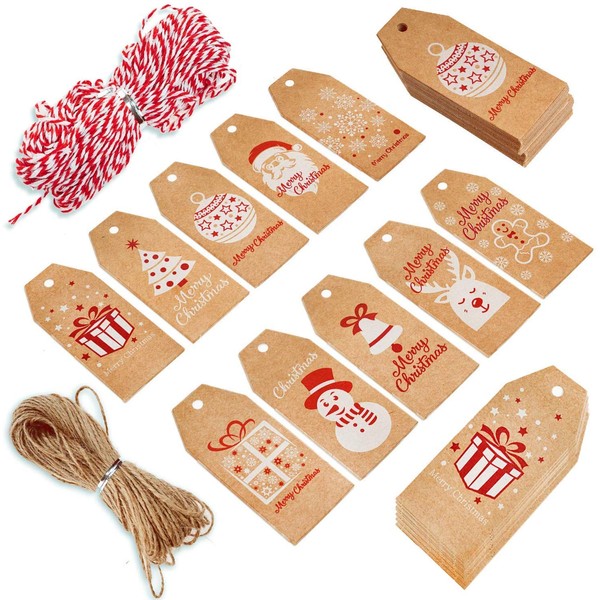 Derayee Kraft Paper Pendant Labels Gift Tag.