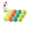 WIGGLYTAIL Dog Balls 12 Pcak, 9 Latex Balls and 3