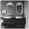 24 Pieces Matte Black Bathroom Accessories Set, 23.6 Inch Bath