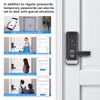 GEKRONE Smart Front Door Lock with Lever Handle, Keyless Entry