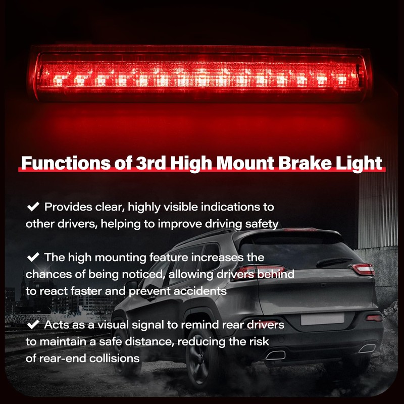 AFEISOL 923-203 LED Third High Mount Brake Light Compatible with