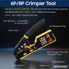 RJ45 Crimp Tool, Ethernet Crimper Tool Kit With CARRYING CASE,