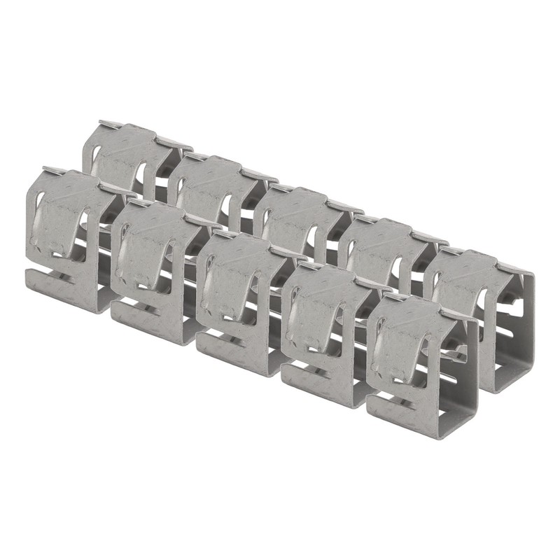 10PCS Solar Panel Mounting Mount Spring Steel Zinc Aluminum Coating