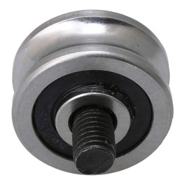 U Groove Ball Bearing SG 622 Carbon Steel Guide Roller for Rail Track Linear System 6 mm x 22 mm x 11 mm with Screw