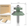 OLETBE Tongue and Groove Flooring Router Bit Set 1/2-Inch Shank