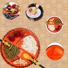 Construction Kids Plates Set, 4PCS Creative Kids Dinnerware Set Toddler