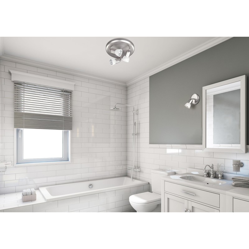 James 1 Light Ceiling Light, Brushed Pewter Finish