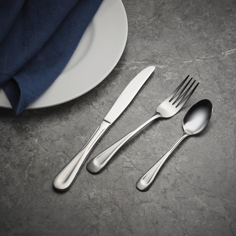 Oneida Satin Sand Dune Everyday Flatware Dinner Spoons, Set of