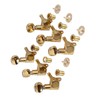 6Pcs Full Closed Guitar Tuning Key Accurate Fast Operation Stable