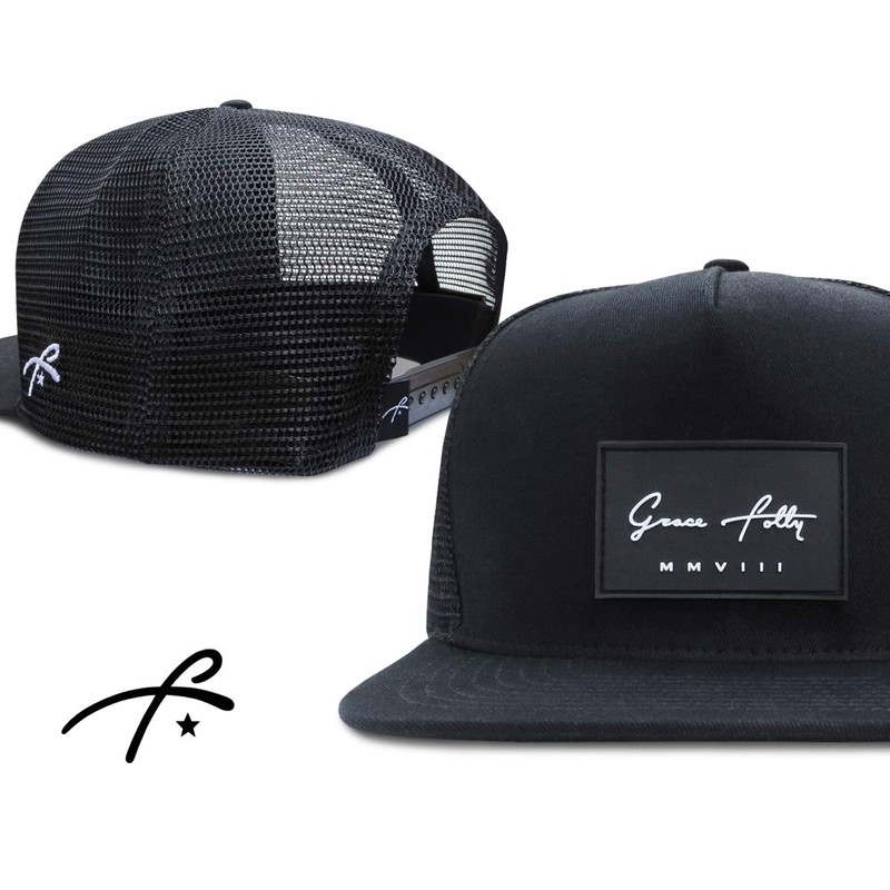 Grace Folly Trucker Hat for Men & Women. Snapback Mesh
