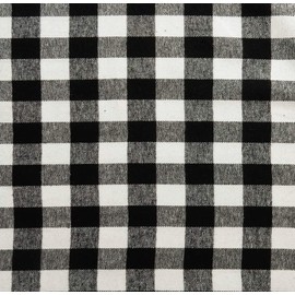 Flannel Fabric by The Yard | 60" inches Wide Flannel Fabric | 100% Cotton Flannel Fabric for Baby Blanket, PJ, Shirt, Cloth Flannel Craft Fabric - Black & White Flannel Fabric - 1 Yard