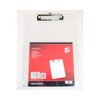 5 Star Clipboard Plastic Durable with Rounded Corners A4 Clear