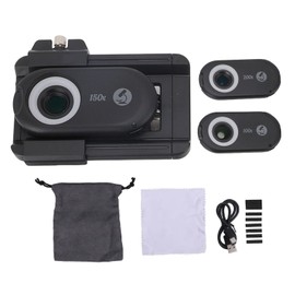 Phone Microscope Lens, 100X 150X 200X HD Zoom Microscope Camera Attachment with Universal Clip, Portable Micro Lens for Kids Adults