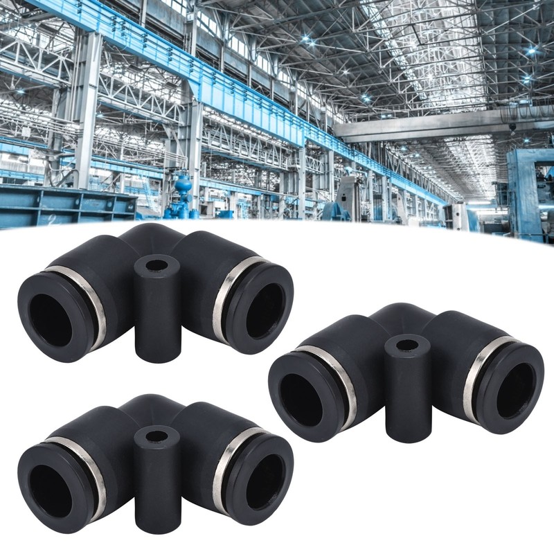 10pcs Pneumatic Connector Durable ABS Replaceable Practical Connecting Accessories for