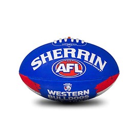 Sherrin AFL Western Bulldogs Song Football, Size 2