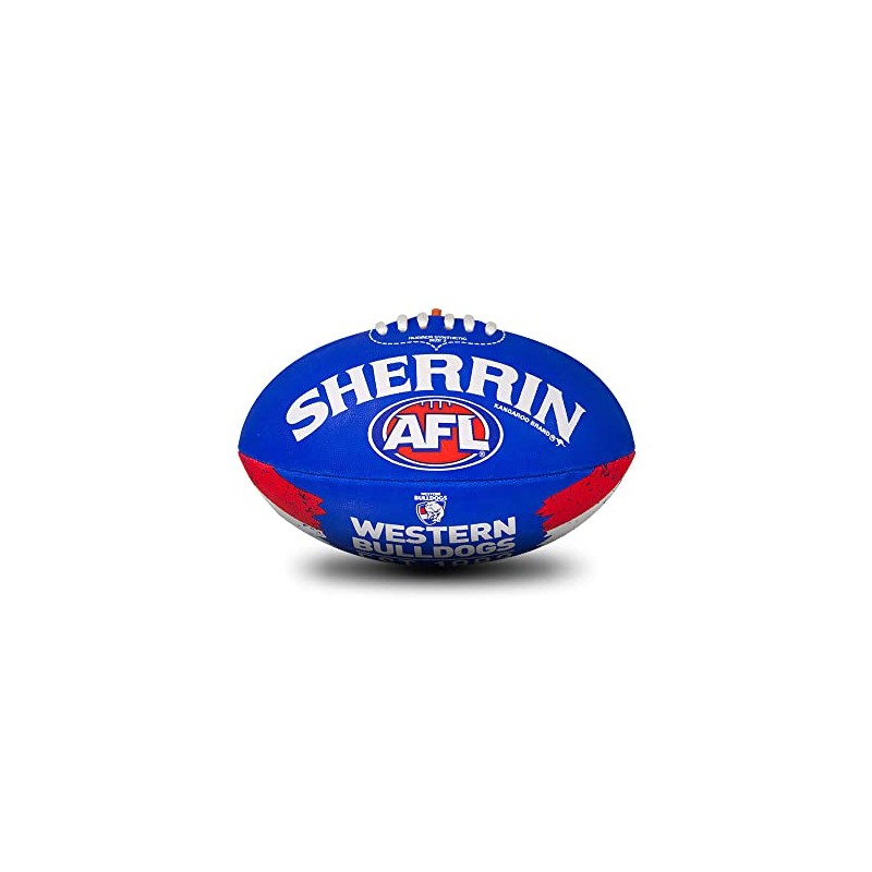 Sherrin AFL Western Bulldogs Song Football, Size 2