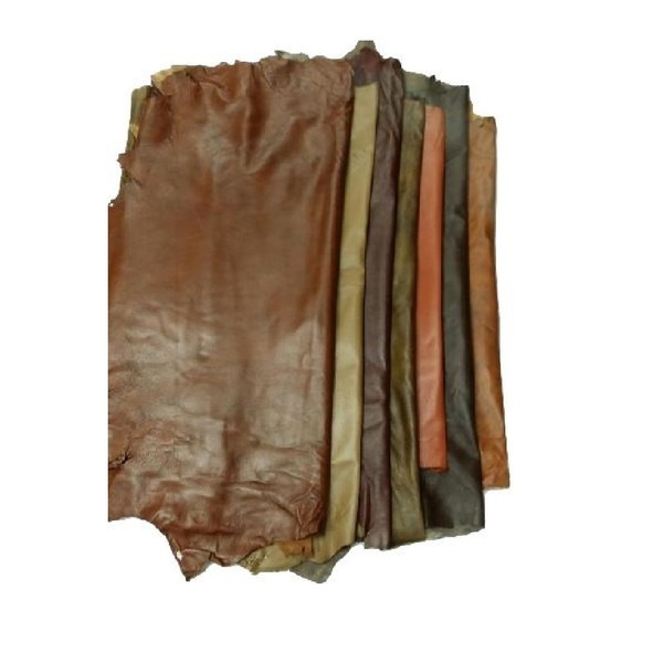 Leather HIDES - Whole Sheep Skin 7 to 10 SF (Antique Brown)