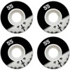 Fracture Skateboards Uni Classic Skateboard Wheels Black 55mm