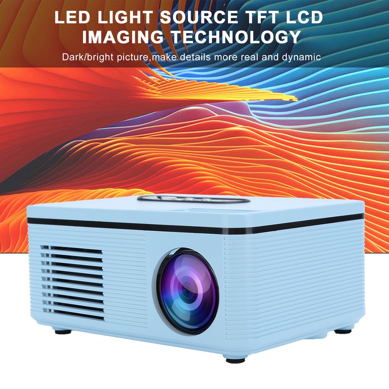Projector Mini LED Portable 1080P HDMI MultiFunction Home Theater S361