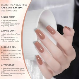 Vishine Couleur Coffee Gel-Nagellack, semi-permanent, 1 Stück 16 ml, Soak-Off, UV, LED, Nagellack, Gel, für DIY Nail Art & Home Manicure, Farbe L355 Mokka