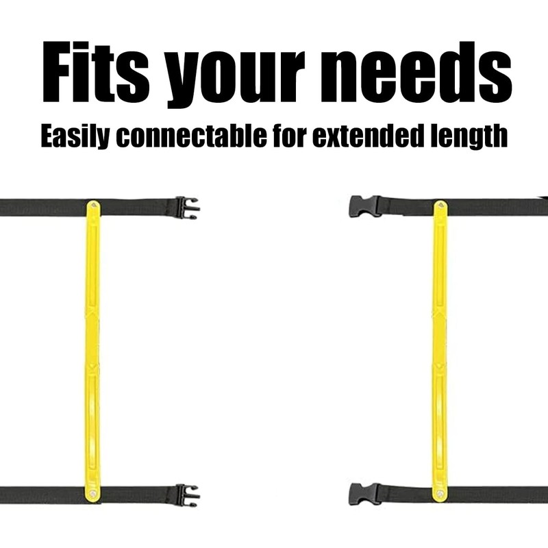 Tangle-Free Agility Ladder Speed Training Equipment - 2lbs Heavy Duty