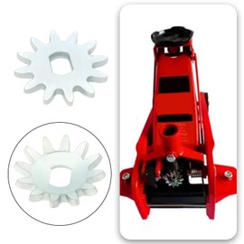 SG Store 1 Pair Horizontal Jack Gear 3 Ton 4 Ton Horizontal Jack Repair Parts Gear Flat Tooth Inner Tooth Carbon Steel Trumpet Gear 45-42mm