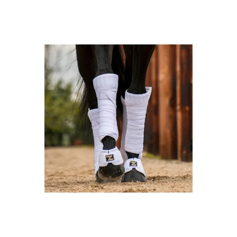 Back on Track bandage Scandic PK black ribbed structure Welltex,