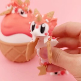 Sugar Rush Mini Dragon with Egg – A Sweet & Magical Collectible!, Unique Design