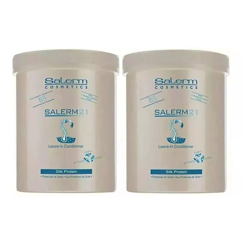Salerm Cosmetics 2 Tarros Salerm 21 Tratamiento Cabello Maltratado 1lt
