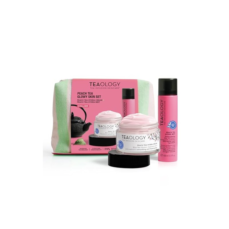 Peach Tea Glowy Skin Set Value Set Peach Cream +
