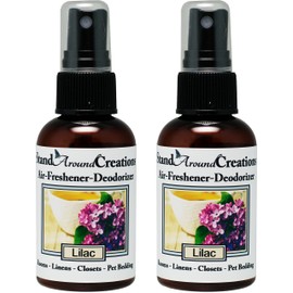 Set of 2 - Concentrated Spray For Room/Linen/Room Deodorizer/Air Freshener - Scent - Lilac- This sweet floral smells like true lilacs in full bloom. 2 fl. oz.