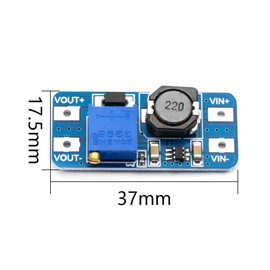10 x DC-DC Step Up Boost Converter, Adjustable Voltage Regulator Board Booster Power2V-24V to 5V-28V, Power Supply Power Module Compatible with Arduino