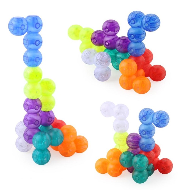 Magnetic Balls Building Blocks DIY Magnetic Sphere Balls with 54Pcs