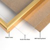 Inspire By Hampton BACKLOADER A4 (21x29.7cm) Gold Poster Frame Acrylic