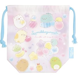 San-X Sumikko Gurashi Kinchaku M CA63801 H 7.3 x W 6.7 x D 2.8 inches (185 x 170 x 70 mm)
