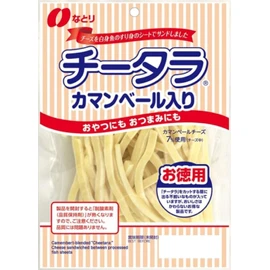 Nato-ri Cheese-Tara Savory Camembert Natural Cheese Sandwiched Between Cod Sheets Snack from Japan, Value Pack 125g (Pack of 2), MADE IN JAPAN