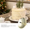 12pcs Candle Plate Iron Material 7x6.5cm/2.8x2.6in Gold Stable Reliable Decorative