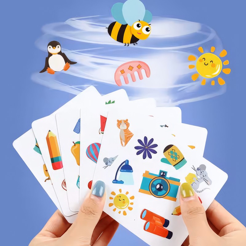 Kids Crazy Flip Card Game – Montessori Logical Thinking &