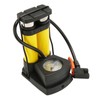 Double Barrel Foot Pump Fast Efficient Multifunction Portable Bike Floor