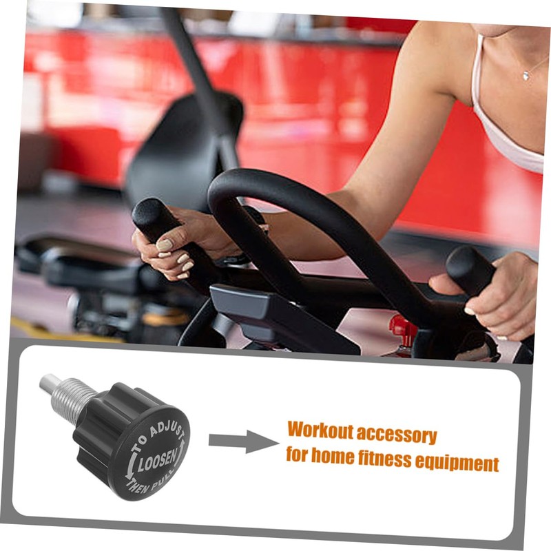 Toddmomy Adjustable Exercise Bike Parts Fitness Knob Pin Universal Replacement