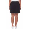 SC&CO Women's Comfortable Stretch Double wraparoand Skort (S, Black)