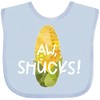 inktastic Aw, Shucks Corn on the Cob Humor Baby Bib