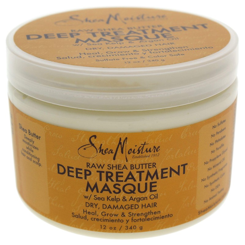 Shea Moisture Raw Shea Butter Deep Treatment Masque, 12 Ounce