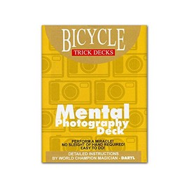Murphy's Magic Mental Photo Deck Bicycle (Blue) - Trick