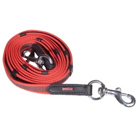 Karlslund Supergrip Rubber Reins – Red Chrome