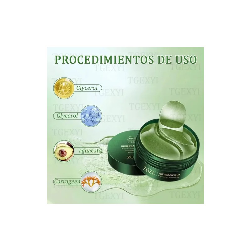 120 Pzs Parches De Colágeno Para Ojeras E Hidratación Todo