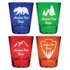 Aransas Pass Texas Souvenir 4-Pack Multicolor Engraved Round Shot Glasses