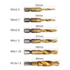 Anhoer 6Pcs HSS Tap Drill Bit Set 2 in 1