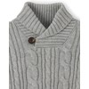 Gymboree Boys and Toddler Long Sleeve Cable Knit Shawl Sweater,
