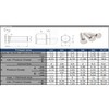 M8 x 70mm Hex Head Bolts Set with Nylon Nuts